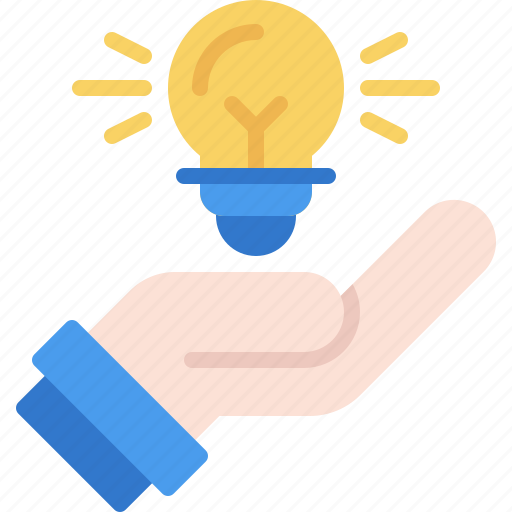 Solution, innovation, idea, hand, creativity icon - Download on Iconfinder