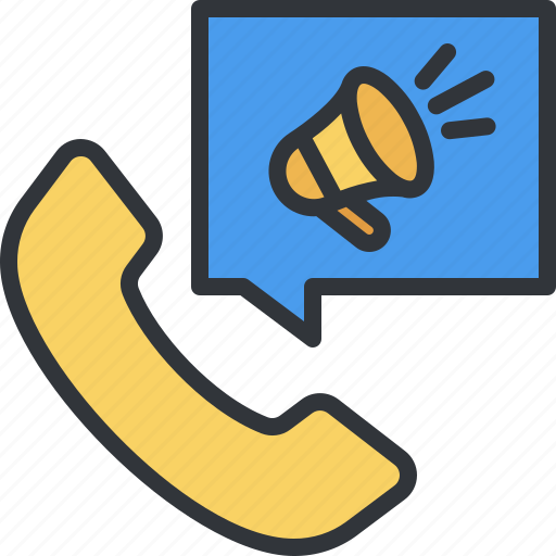 Telephone, phone, marketing, communication, advertising icon - Download on Iconfinder