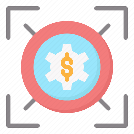 Focus, cross, setting, money, target icon - Download on Iconfinder