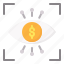 vision, finance, view, dollar, marketing, eye 