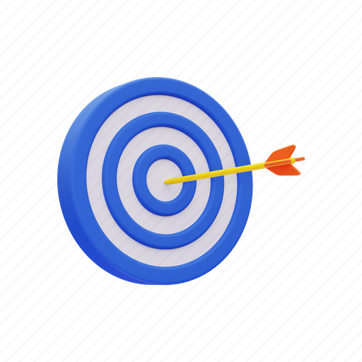 Target, aim, goal, business, success, dartboard 3D illustration - Download on Iconfinder