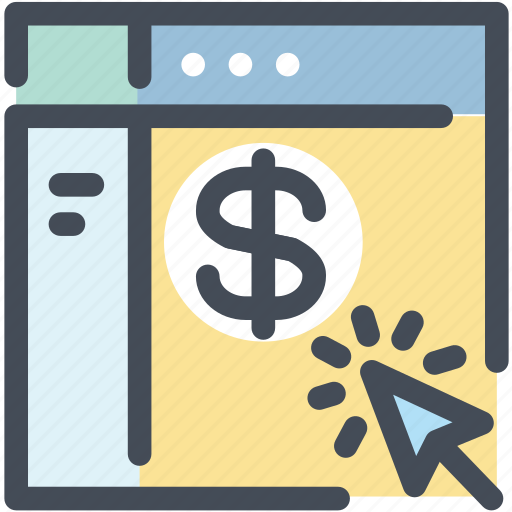 Arrow, banking, check balances, click, dollar, ecommerce, online shopping icon - Download on Iconfinder