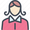 avatar, businesswoman, female, girl, profile, user, woman