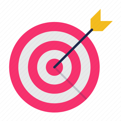 Aim, goal, marketing, target icon - Download on Iconfinder
