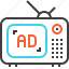 ad, marketing, media, multimedia, promotion, television, tv 