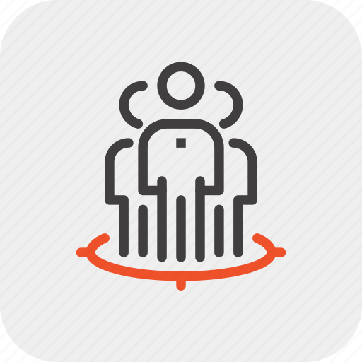 Advertising, audience, focus, group, marketing, people, target icon - Download on Iconfinder
