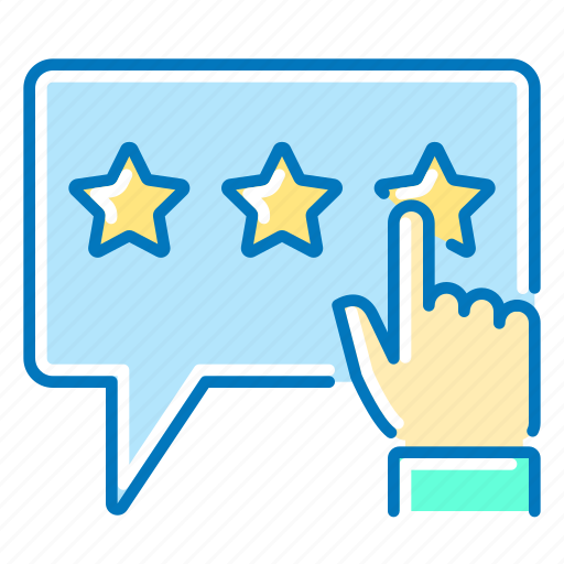 Customer, hand, marketing, rating, stars, survey icon - Download on Iconfinder