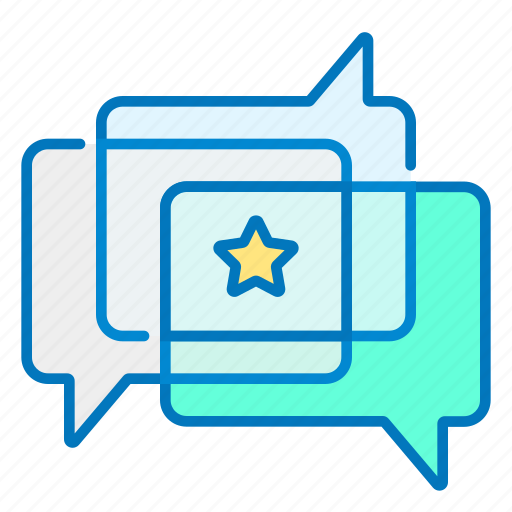 Bubble, callout, marketing, public, relations, star icon - Download on Iconfinder