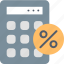calculator, loan, accounting, banking, finance, marketing, percentage 