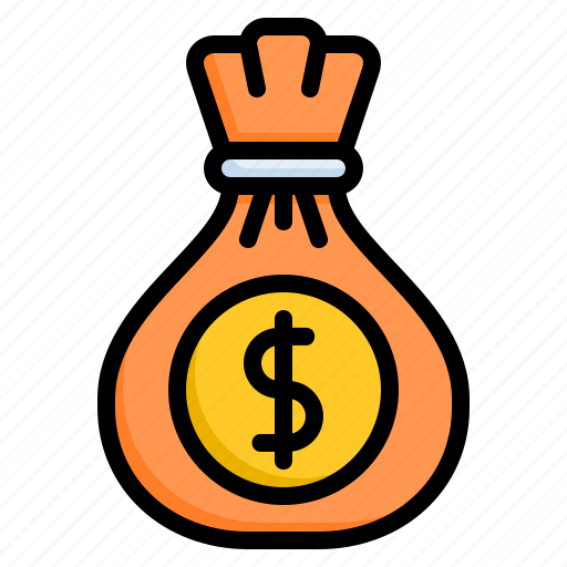 Coin, dollar, finance, money, money bag icon - Download on Iconfinder