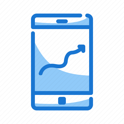 Analitycs, growth icon, marketing icon, phone, smartphone icon - Download on Iconfinder
