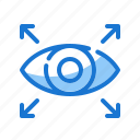 eye, finance, marketing icon, view, vision