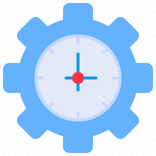 Gear, manage, management, settings, time, watch icon - Download on Iconfinder