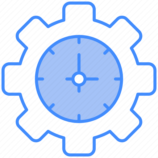 Gear, manage, management, settings, time, watch icon - Download on Iconfinder