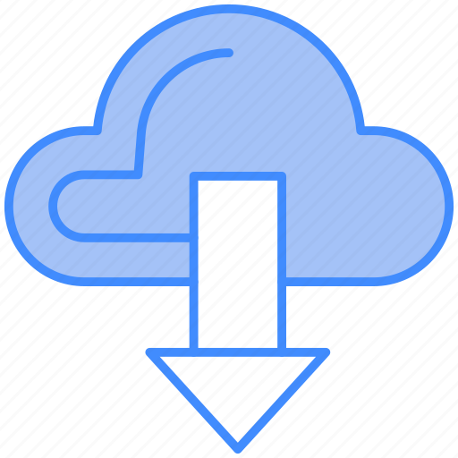 Cloud, data, download icon - Download on Iconfinder