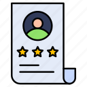 documents, feedback, rating, user