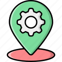seo, location, marker, pin