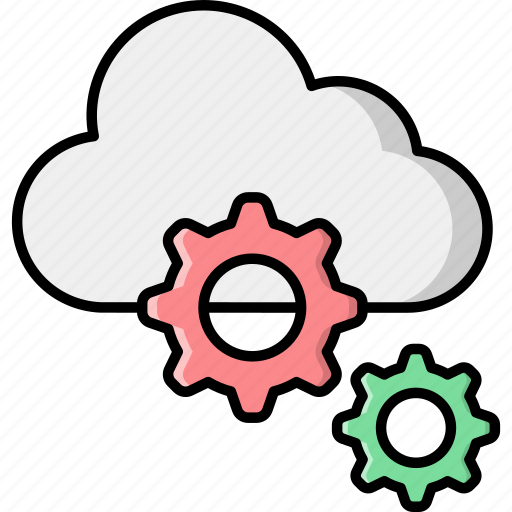 Cloud, development, gears, settings icon - Download on Iconfinder