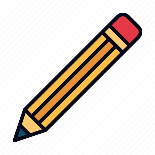 Pencil, draw, edit, writing, tools, office, material icon - Download on Iconfinder
