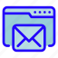 email, browser, envelope, website, mail 