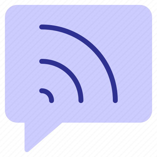 Blog, chat, network, notification, rss, service, sutomer icon - Download on Iconfinder
