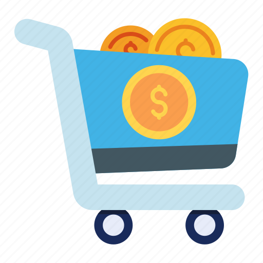 Cart, cash, market, money, payment, store, trolley icon - Download on Iconfinder