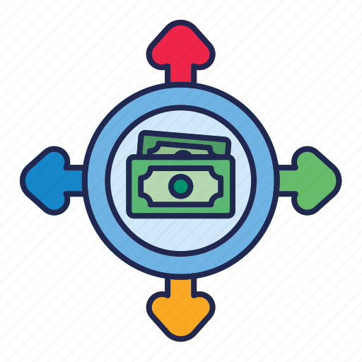 Dollar, filter, center, money, sort, arrow icon - Download on Iconfinder