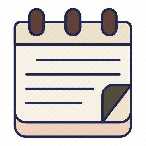 Notebook, notes, form, note, notepad, pencil icon - Download on Iconfinder