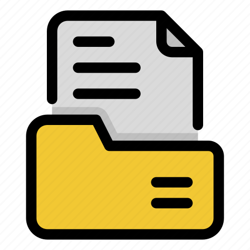 File, document, folder, data, storage icon - Download on Iconfinder