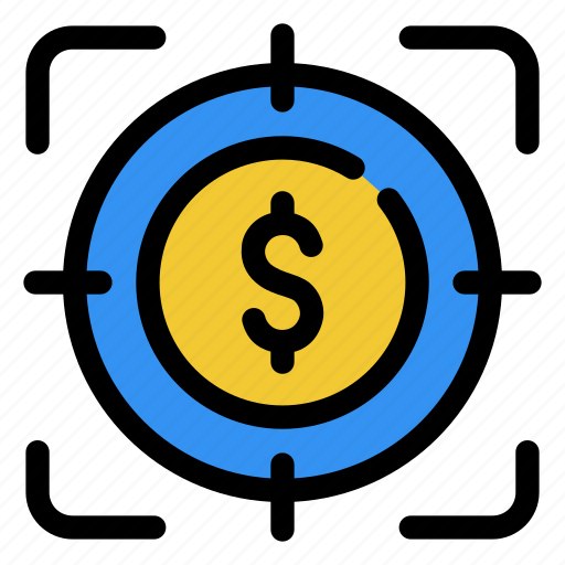 Focus, target, business, dollar, finance icon - Download on Iconfinder