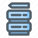 database, edit, rack, server