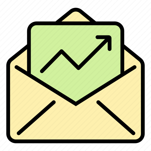Marketing, seo, email marketing, business, envelope, chart icon - Download on Iconfinder