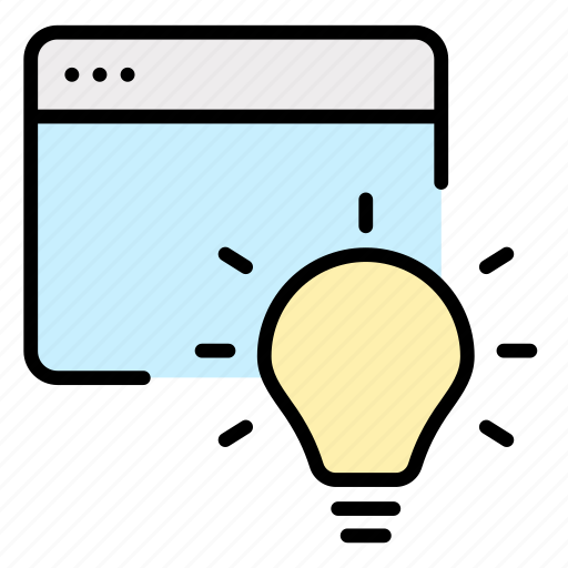 Webiste, idea, bulb, business, marketing, seo, grow icon - Download on Iconfinder