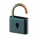 unlock, padlock, security, protection, access 