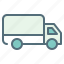 courier, delivery, shipping, truck, vehicle 