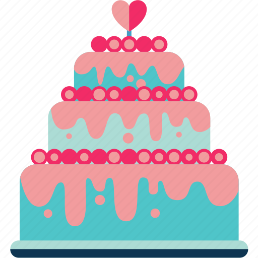 Birthday cake, cake, cake desserts, peice cake, piece of cake, sweet cake, wedding cake icon - Download on Iconfinder