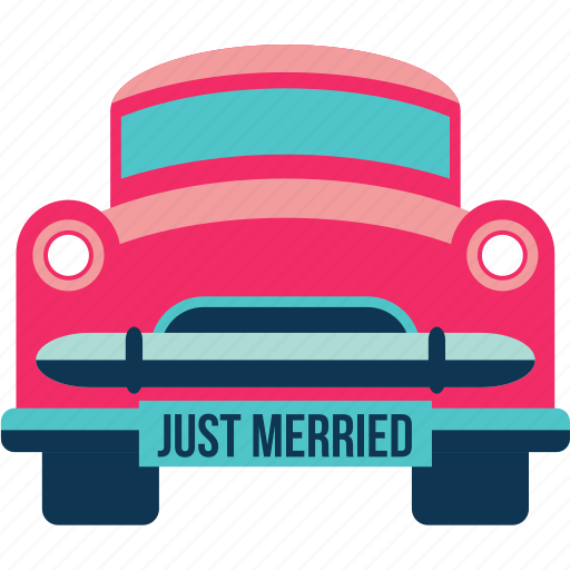 Car, honeymoon, love, transport, trip, wedding car icon - Download on Iconfinder
