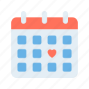 wedding calendar, event, month, schedule
