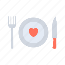 wedding lunch, lunch, food, cutlery