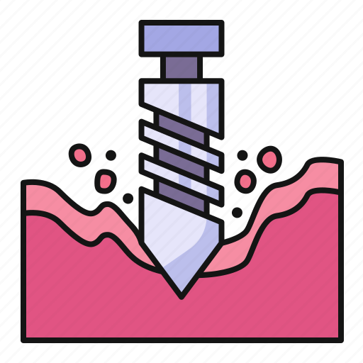 Drill, exploration, rock, ground icon - Download on Iconfinder