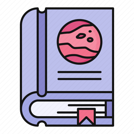 Mars, book, planet, education icon - Download on Iconfinder