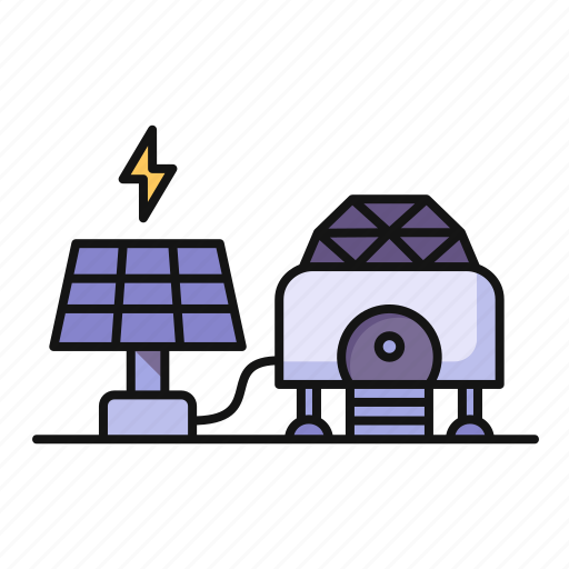 Space, station, base, solar, panels, power icon - Download on Iconfinder