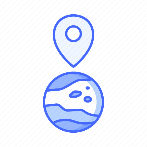 Mars, space, planet, location icon - Download on Iconfinder