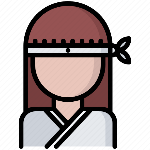 Arts, fight, kimono, martial, sport, student, woman icon - Download on Iconfinder