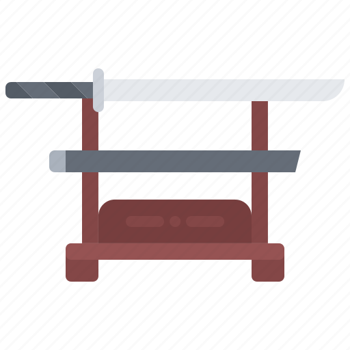 Arts, fight, katana, martial, sport, stand, sword icon - Download on Iconfinder