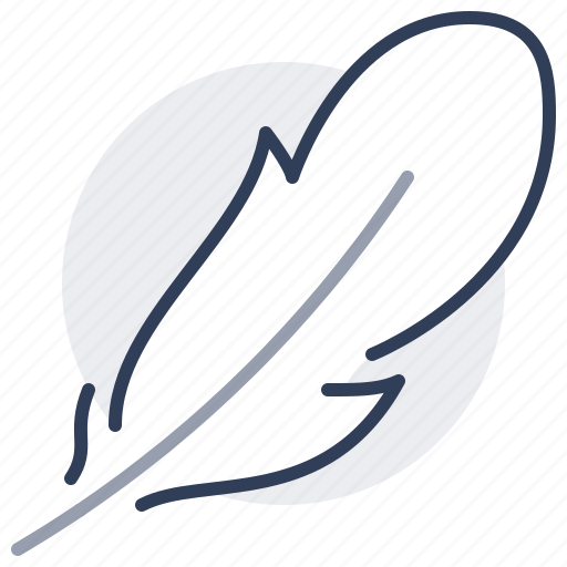 Feather, light, lightweight, material, natural, soft icon - Download on Iconfinder