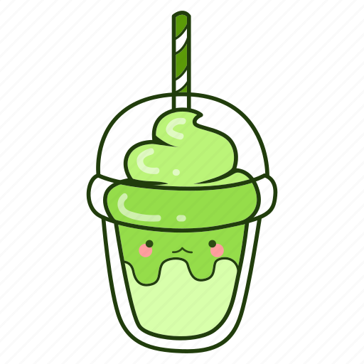Matcha, drink, tea, beverage, green, milkshake icon - Download on Iconfinder