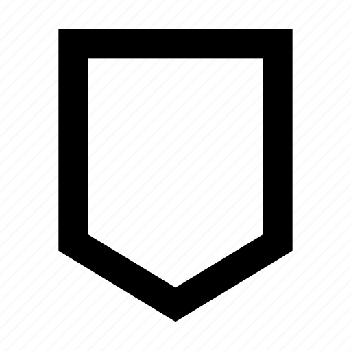 Badge, shield, stroke icon - Download on Iconfinder