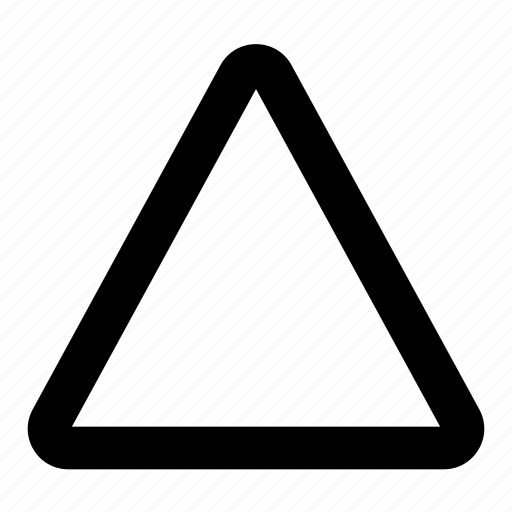 Triangle, outline icon - Download on Iconfinder