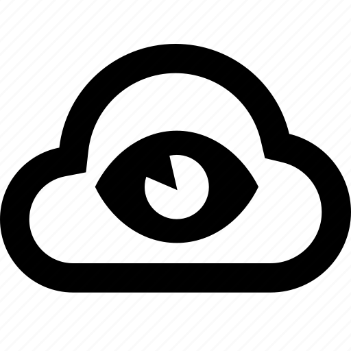 Cloud, eye, spy icon - Download on Iconfinder on Iconfinder